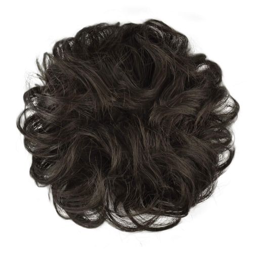 Chouchou Ondulé En Chignon - Extensions Capillaires Synthétiques Pour Plus De Volume Et De Style - Ajustable, Lavable Et Confortable 
