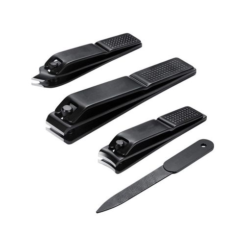 Ensemble De Coupe-Ongles Haut De Gamme : Coupe-Ongles Ultra-Tranchant Pour Les Mains Et Les Pieds Avec Lime À Ongles Dans Un Étui Élégant 