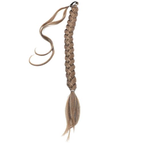 Extension De Cheveux Queue De Cheval Tressée Dorée Pour Femme ¿ Accessoire Capillaire À Clipser Facile Pour Fêtes Et Cosplay 
