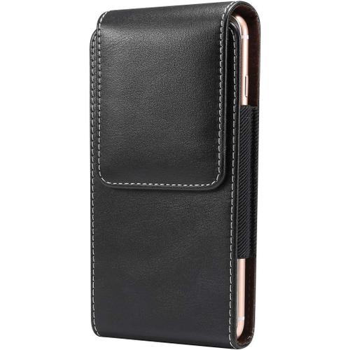 Vertical Ceinture Holster Étui Cuir Boucle Coque Pour Xiaomi Redmi Note 8 Pro Ulefone Armor 6 3 X2 Honor 9x