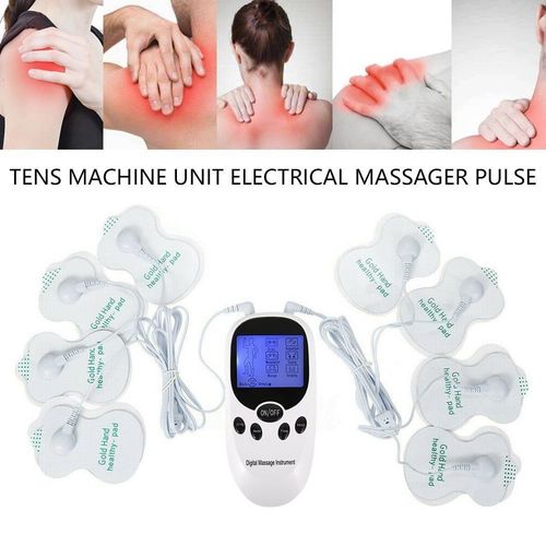 Appareil De Massage Électrique Tens - Stimulateur Musculaire À Impulsions Pour Soulager La Douleur Et La Relaxation - 6 Modes, Design Portable