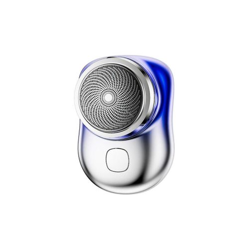 Rasoir Électrique Bleu Dégradé Pour Homme ¿ Mini Rasoir Portable Pour La Maison Et Les Voyages, Charge Rapide, Design Ergonomique
