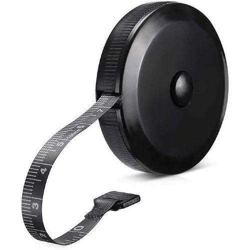 Mètre ruban souple rétractable ¿ Double face 150 cm/60 po pour couture, confection et artisanat ¿ Précis et portable