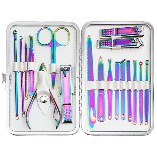 Kit De Manucure Et Pédicure En Acier Inoxydable De Qualité Supérieure - Ensemble De Coupe-Ongles Pour Hommes, Femmes Et Enfants - Cadeau Parfait ! 