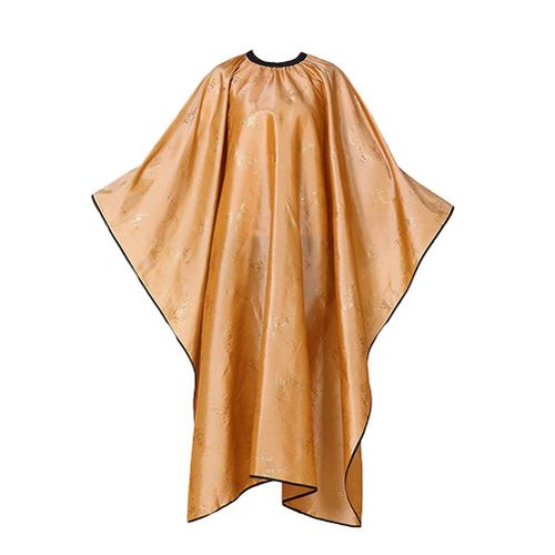 Cape De Coupe Imperméable De Qualité Supérieure - Résistante Aux Taches, Nylon Durable, Élégante Couleur Dorée, Idéale Pour Les Salons Et La Maison 