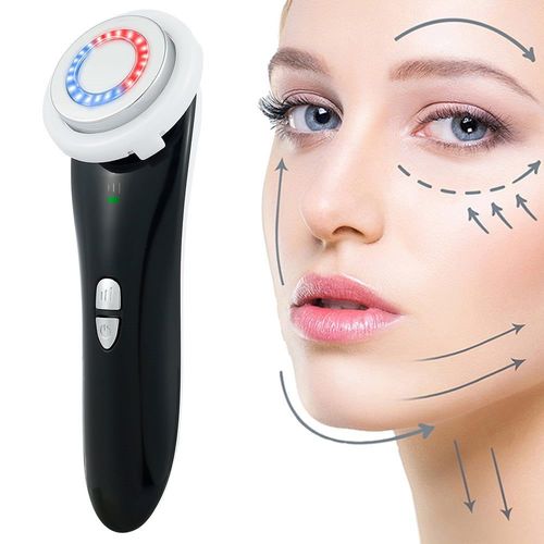 Masseur Facial Ems Avancé Avec Luminothérapie Led Pour Un Nettoyage En Profondeur Et Des Soins Nourrissants De La Peau À Domicile