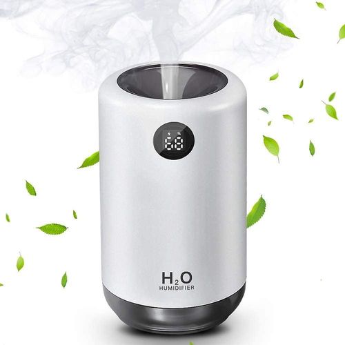 Humidificateur portable à brume fraîche 500 ml - Alimenté par batterie, USB, silencieux, idéal pour la maison, le bureau et les voyages