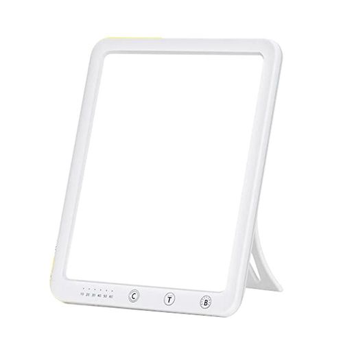 Lampe De Luminothérapie Sans Uv 10 000 Lux Avec Commande Tactile, Luminosité Réglable Et Minuterie Pour Améliorer L'humeur