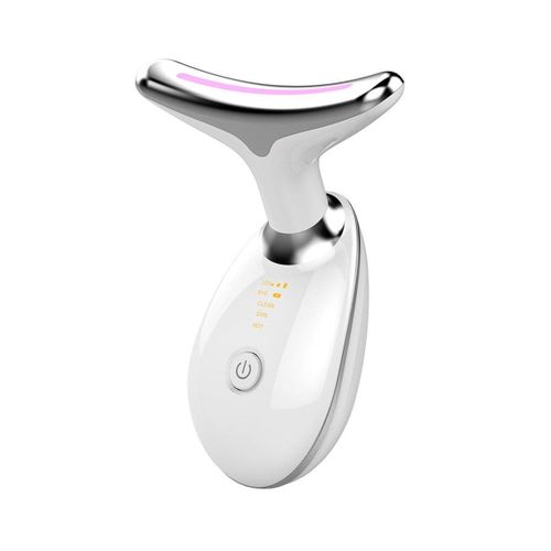 Appareil De Raffermissement De La Peau Du Cou Et Du Visage Vibe Geeks Ipl - Rechargeable Par Usb, Multifonctionnel Avec Luminothérapie