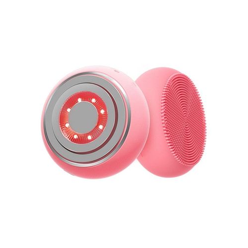 Mini Masseur Facial Ems À Ultrasons Avec Luminothérapie Led Pour Un Nettoyage En Profondeur Et Un Rajeunissement De La Peau