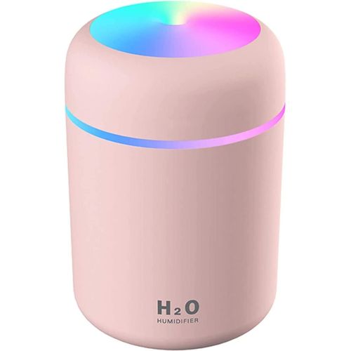 Mini Humidificateur USB à Ultrasons avec Lumières Colorées - Portable et Silencieux pour Détente et Sommeil