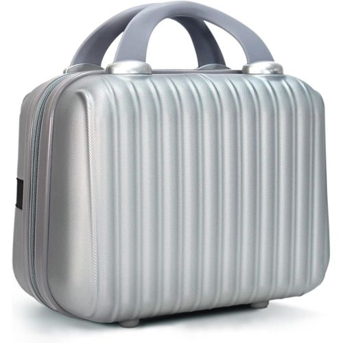 Mini Valise Rigide Et Portable Pour Cosmétiques ¿ Trousse De Rangement Étanche En Abs Pour Le Maquillage Et Les Voyages