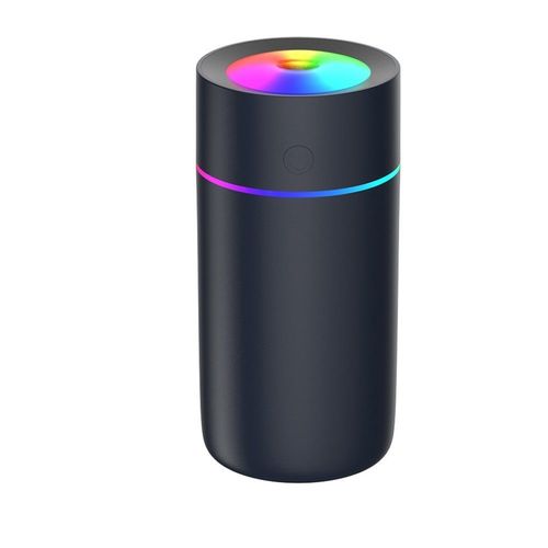 Mini humidificateur USB 320 ml avec LED 7 couleurs - Compatible avec les huiles essentielles, fonctionnement silencieux, idéal pour la maison et le bureau