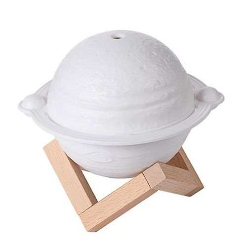 Lampe 3D en forme d'étoile et de lune avec mini humidificateur - Arrêt automatique, portable, silencieux, idéal pour les chambres d'enfants et les cadeaux