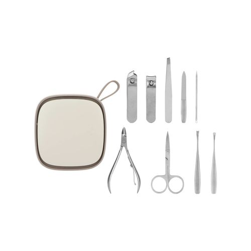 Ensemble De Coupe-Ongles Double Couche En Acier Inoxydable - Kit De Toilettage Multifonctionnel 9 Pièces Pour Les Mains Et Les Pieds 