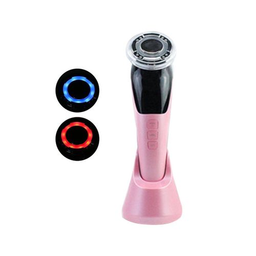 Appareil De Massage Facial Avec Luminothérapie Rouge Et Bleue ¿ Appareil De Soin Multifonctionnel Pour Une Peau Éclatante