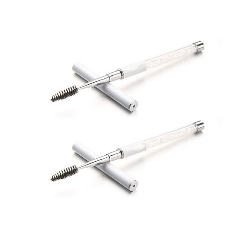 Lot De 4 Applicateurs De Mascara ¿ Brosses À Cils Avec Capuchons Pour Sourcils Et Extensions De Cils ¿ Outils De Voyage 