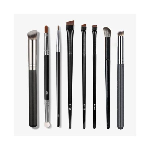 Ensemble De Pinceaux De Maquillage Haut De Gamme : Eye-Liner, Sourcils, Contour Des Yeux Et Plus Encore - Doux, Polyvalents, Faciles À Nettoyer, Doux Pour La Peau 
