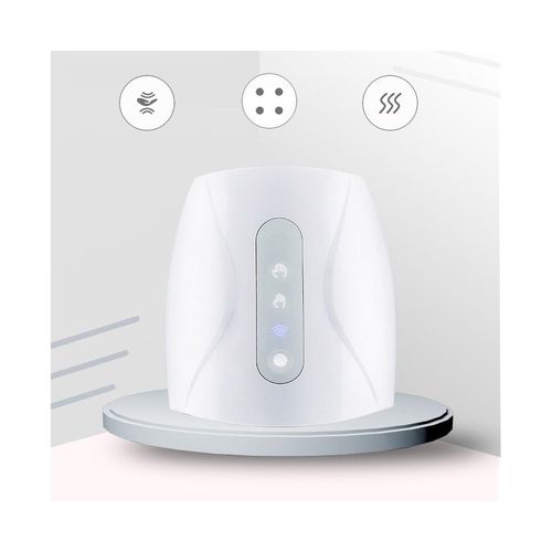 Masseur Électrique Portable Pour Les Mains Avec Chaleur Et Compression D'air ¿ Relaxation Des Mains, Des Doigts Et Des Poignets ¿ Blanc