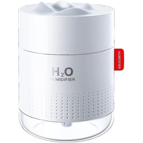 Humidificateur d'air ultrasonique 500 ml - Silencieux, modes de brumisation réglables et lumière LED pour la maison, le bureau et la détente