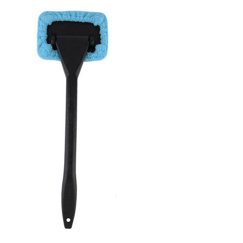 Kit de brosses pour nettoyeur de vitres de voiture,ensemble d'outils de lavage et de nettoyage de pare-brise,essuie-glace intérieur avec longue poignée,accessoires de vo - Type 1PC Light Blue Brush