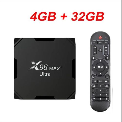 Boîtier TV X96Max Plus Ultra,Android 11,Amlogic S905tage,4 Go,32 Go,AV1,8K,Wifi,BT,lecteur multimédia,décodeur TV - Type Référence: 4G32G #D