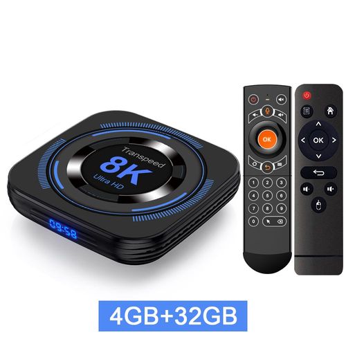 Transpeed-Boîtier TV Allwinner H618,Android 12,Wifi,Façade,Core Cortex A53,Support Vidéo 8K,4K,BT,Lecteur MultiXXL Vocal,Décodeur - Type 32GQ7