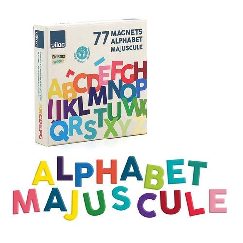 Magnets Alphabet Majuscule 77 Pcs