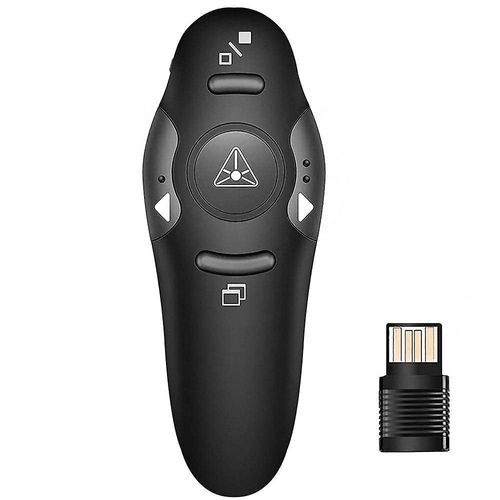 Pointeur laser PPT Flip Pen avec télécommande de 15 m, compatible Windows, Mac, Linux, design léger