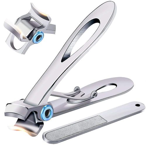 Coupe-Ongles Surdimensionné Bran Pour Ongles Épais - Design Ergonomique, Lames Tranchantes, Parfait Pour Les Personnes Âgées Et Les Ongles De Pieds Durs 