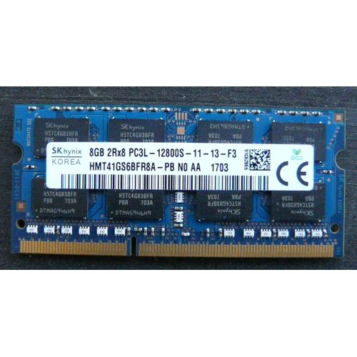 Memoire SODIMM 8g PC-3 12800 Hynix hmt41gs68fr8a-pb