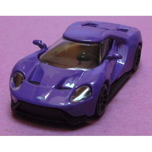 Majorette Ford Gt Violette / Mauve - Échelle 1/63 - Référence 204 B / Bk060622-Majorette