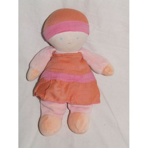 Poupee Tartine Et Chocolat Tissu Chiffon