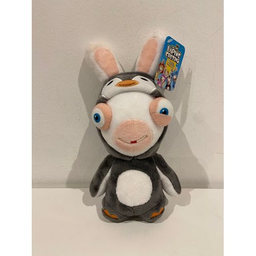 Peluche Lapin Crétin Pingouin 