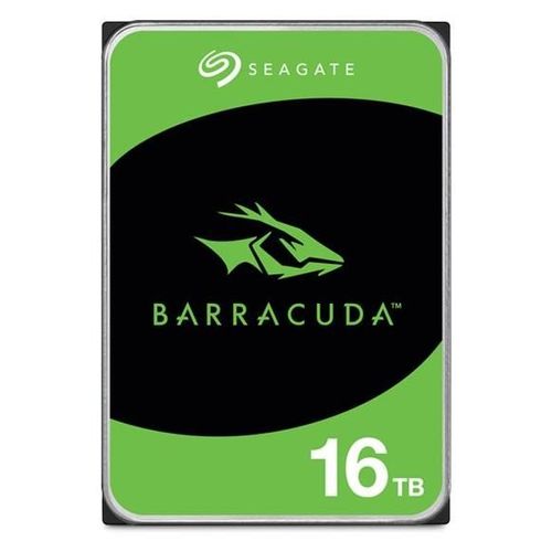 Seagate Barracuda ST16000DM001 - Disque dur - 16 To - interne - 3.5" - SATA 6Gb/s - 7200 tours/min - mémoire tampon : 512 Mo