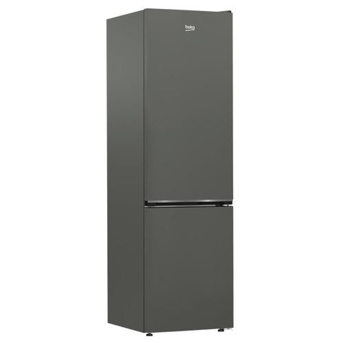 Réfrigérateur-congélateur Beko b100 B1RCNE404G - congélateur bas - largeur : 59.5 cm - profondeur : 66.3 cm - hauteur : 203.5 cm - 355 litres - classe E - gris Manhattan