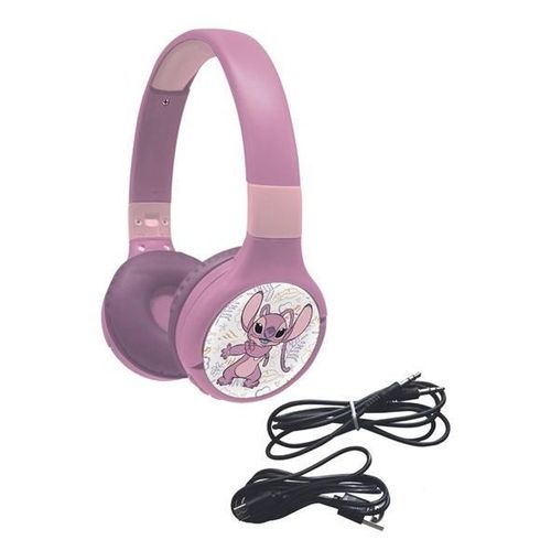 Lexibook Disney Stitch - Écouteurs avec micro - sur-oreille - Bluetooth - filaire, sans fil - jack 3,5mm