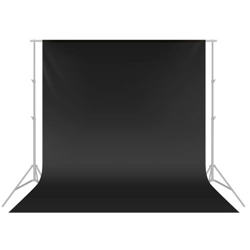 NEEWER Toile de Fond Noire 10x12ft/3x3.6m Photo Studio pliable en polyester de qualité supérieure pour Photographie, Vidéo, Télévision (Noire) (SOP)