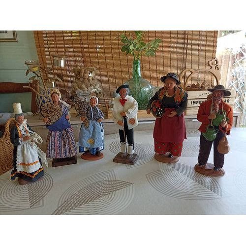 Santons En Argile X 6