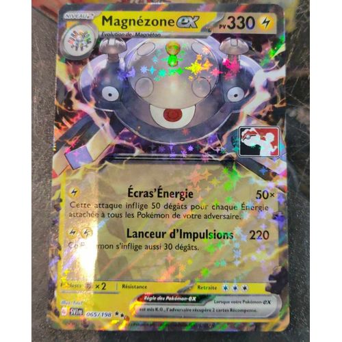 Pokémon Magnézone Ex + Logo Trainer 065 / 198 Ev1 Ecarlate Et Violet