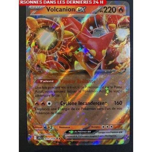 Pokémon Volcanion Ex 031 / 159 Ev09 Aventures Ensemble