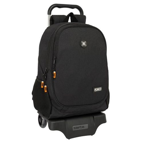 SAFTA - Cartable scolaire - polypropylène, acier peint, PVC, roues recouvertes de caoutchouc - Munich "Lagoon" - avec 905 chariot