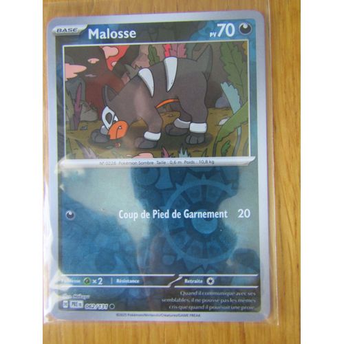 Malosse - Reverse - 062/131 - Evolutions Prismatiques