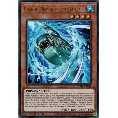 Yu Gi Oh ! Grandes Mâchoires À La Surface Rota-Fr001 Ultra Rare En Français
