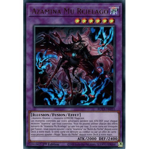 Yu Gi Oh ! Azamina Mu Rcielago Rota-Fr031 Ultra Rare En Français