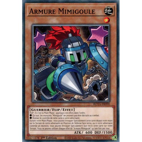 Yu Gi Oh ! Armure Mimigoule Rota-Fr090 Commune En Français