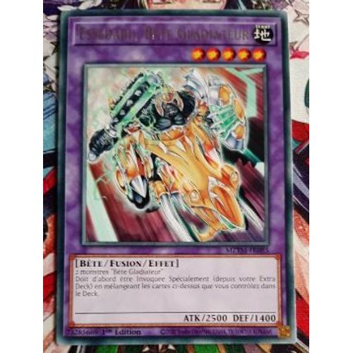 Yu Gi Oh Mztm Fr085 Editor Dresseur Bête Gladiateur Rare