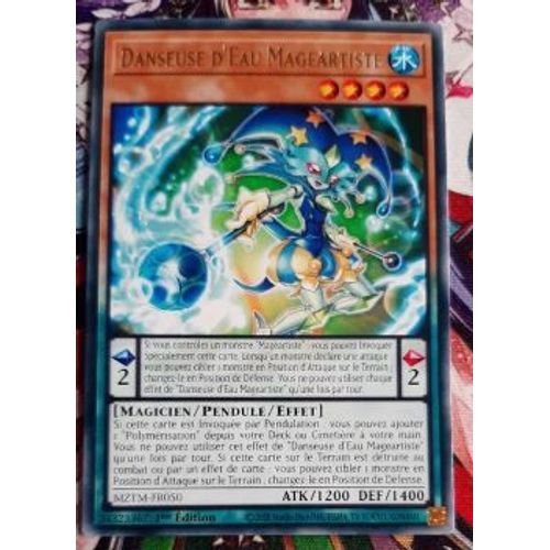 Yu Gi Oh Mztm Fr050 Danseuse D'eau Mageartiste Rare