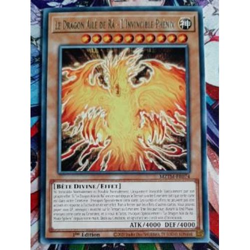 Yu Gi Oh Mztm Fr074 Le Dragon Ailé De Râ L'invincible Phénix Rare