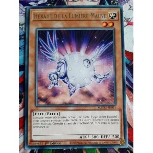 Yu Gi Oh Mztm Fr061 Héraut De La Lumière Mauve Rare